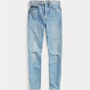 Ralph Lauren - Callen High-Rise Light Wash Slim Jean - 26